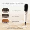 TSUYAGLA Hair Straightener Brush Anti-Scald Hot-Air Flat Iron Comb Multifunction Styling for All Types of Hair