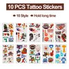 Football Party Favor Set 108 Pcs Rugby Rubber Treat Box Stickers Silicone Bracelet Tattoo Stickers Key Buckle Prefect for Football Theme Party and Birthday Party Supplies Decorations