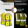 KwikSafety FIRST LADY Safety Vest for Women [SNUG-FIT] 9 Pockets, Class 2 Custom High Visibility Reflective ANSI OSHA Fitted Construction Work PPE/Yellow XS