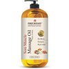 First Botany, Arnica Sore Muscle Massage Oil for Massage Therapy Natural Therapy Oil with Lavender, Mint, Chamomile Essential Oils, Collagen & Stem Cells, Therapeutic Oils for Body Massage Lotion 8oz