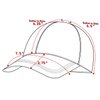 Dad Hat Unisex Cotton Low Profile Distressed Vintage Baseball Cap (Taco - Black (Washed))