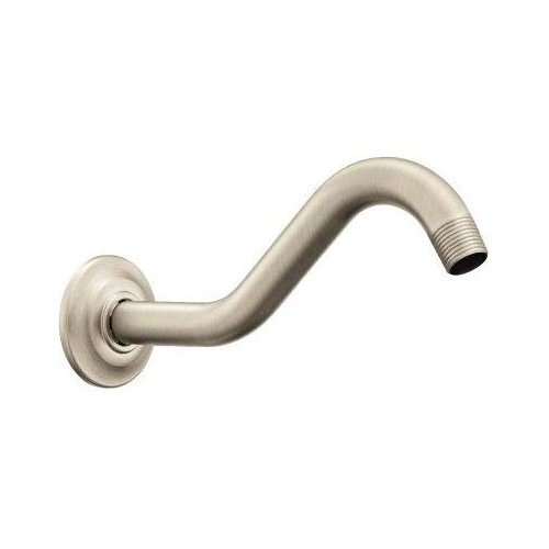 Moen 177171BN Belfield Shower Arm and Flange, Brushed Nickel