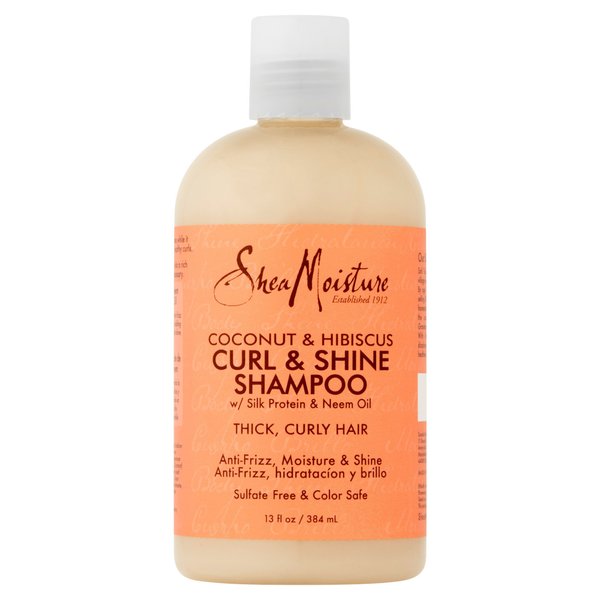 Shea Moisture ORGANIC Coconut & Hibiscus Set - Shampoo + Style Milk