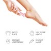 F3 Systems Callus Razor, Pedicure Tool, Effective for Cracked Heel, Ergonomic Design for Easy Grip, Safety Stainless Steel Callus Shaver, Blade for Foot Care, Hard, Rough, Thick Callused Skin Remover