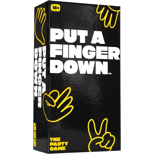 Hunch Games Put A Finger Down - The Viral Party Game That Will Have Everyone Talking - Funny Adult Card Game & Icebreaker Ideas, Game Nights, & Big or Small Groups, 400 Cards for 2+ Players