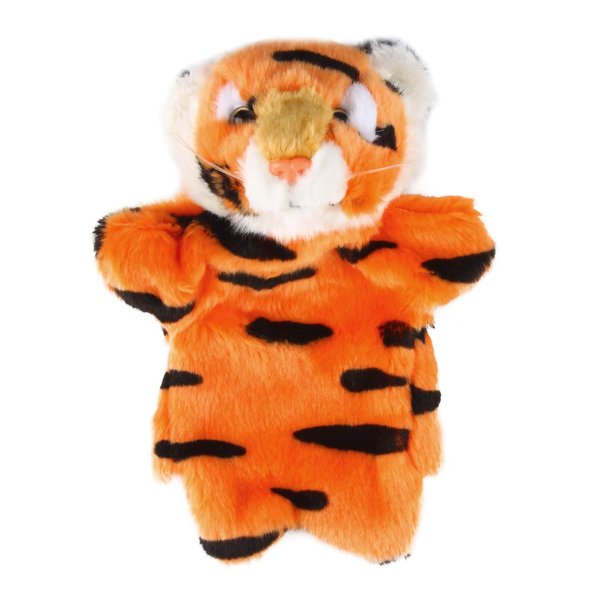 Andux Cute Plush Hand Puppet Soft Stuffed Animal Toy (SO-23 Tiger-Yellow)