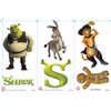 Shrek Collectible Stickers with Donkey, Gingy and Puss 'n Boots