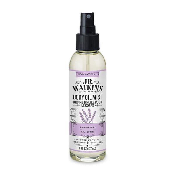 J R Watkins Lavender Body Oil Mist, 6 Fluid Ounce