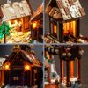 BrickBling LED Lighting Kit Compatible with Lego Viking Village Building Set, Remote Control Lights Compatible with Lego 21343-Lights Only, No Model