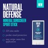 WearSPF Mineral Sunscreen Sport Stick, Mess-Free, Water-Resistant, Pocket-Size Face Stick (1)