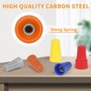 Crweety 600PCS Wire Connectors Nuts 18-16 AWG Electric Wire Caps Insulating Insert Twist Electrical Wire Connectors Orange Wire Assortment Nuts for Quick Connection