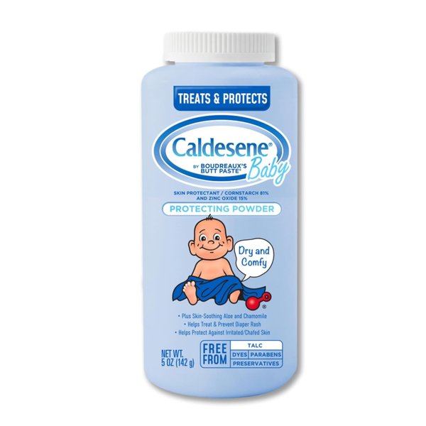 Caldesene Baby Cornstarch Powder With Zinc Oxide 5 oz by Caldesene