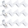 Padded Comforter Clips Duvet Clips White Padded Clips Blanket Fasteners to Secure Bedding for Preventing Comforters From Shifting Inside Duvet Cover, Sweet Sleeping (12 Pieces)