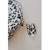 Itzy Ritzy Hand Sanitizer Holder; Fits 2-Ounce Bottles of Hand Sanitizer (Not Included); Clips to Diaper Bag, Purse or Travel Bag, Leopard