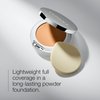 Clinique Beyond Perfecting Powder Lightweight Full Coverage Foundation + Concealer For Dry Combination to Oily Skin Types, Honey