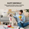 Nocciola 5 PCS Dog Toys Birthday Present for Dad, Fun Squeaky Dog Toy for Small Medium Breed, Puppy Puzzle Dog Toy to Keep Them Busy