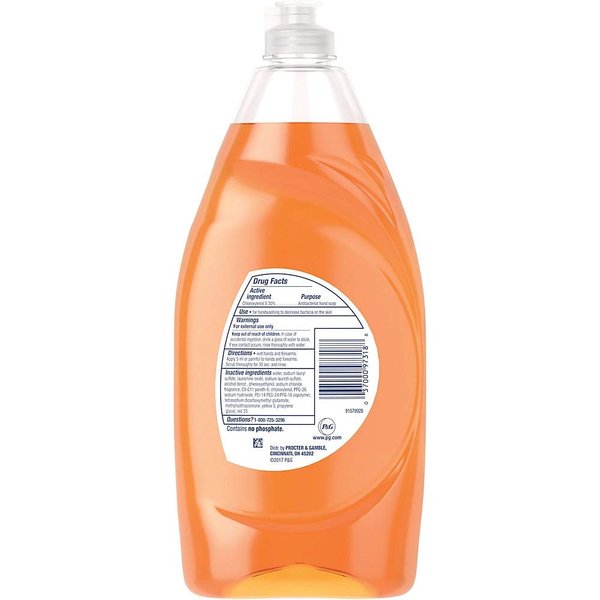 Dawn 97318EA Ultra Dishwashing Liquid, Orange Scent, 28 oz Bottle