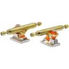 RACOFSB V1 Fingerboard Trucks with Upgraded Pro Urethane Bushings and Pivot Cup,34mm 32mm Width,Inverted Kingpin (Gold, 34mm)