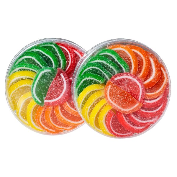 Boston Fruit Slices - SET OF TWO 11oz Acetate Circles - America's Original Fruit Slices - Vegan, Gluten Free, Completely Allergen Free!