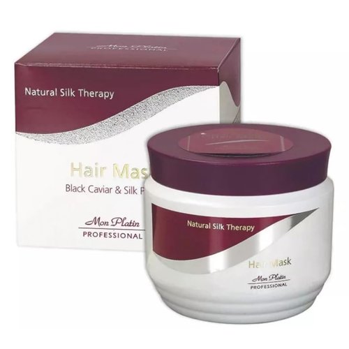 Black Caviar Total Repair Hair Mask for Straightened Hair- Formula Enriched with Black Caviar, Intensive Recovery for Straightened Hair, Deep Conditioning Hair Mask-SLS/Salt Free 500ML
