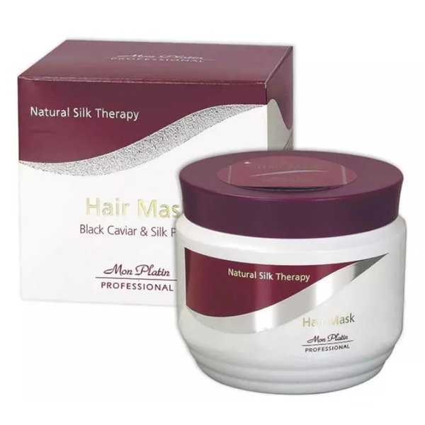 Black Caviar Total Repair Hair Mask for Straightened Hair- Formula Enriched with Black Caviar, Intensive Recovery for Straightened Hair, Deep Conditioning Hair Mask-SLS/Salt Free 500ML