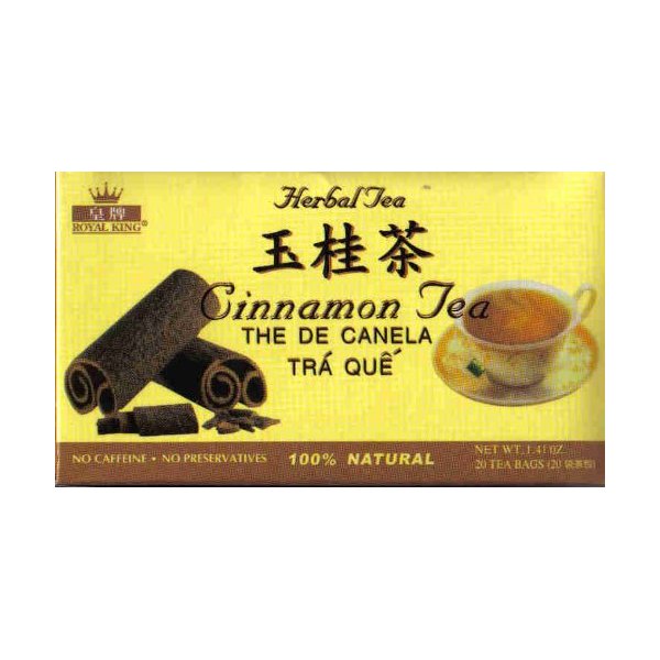 Cinnamon Tea 20 Tea Bags/boxes (Pack of 4)