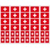 40 Tattoos: Switzerland Flag, Swiss Party Favors