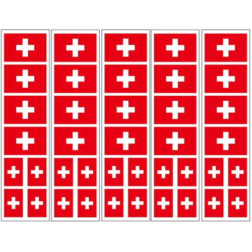 40 Tattoos: Switzerland Flag, Swiss Party Favors