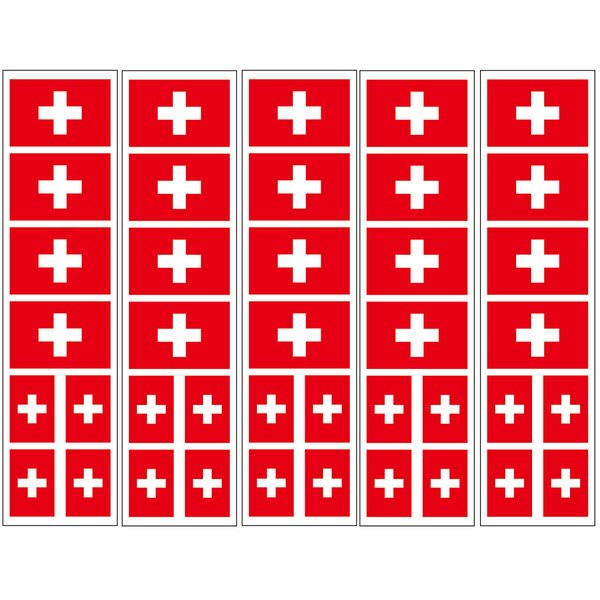 40 Tattoos: Switzerland Flag, Swiss Party Favors