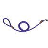 Warner Braided Nylon Rope Snap Lead Dog Leash 1/2" X 6 Ft. (Purple)
