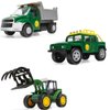 Corgi Chunkies Farm Off Road Truck, Tractor with Claw Grapple and Dump Truck Triple Pack Toy Vehicles CHP10