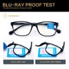 Blue Light Blocking Glasses/Computer Glasses 2 Pack for Women/Men Computer Reading/Gaming/TV/Phones Glasses,Anti Eyestrain & UV Glare(C1,C2)