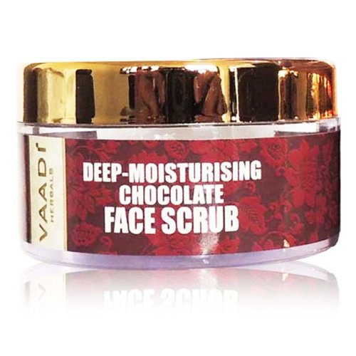 Vaadi Herbals Deep Moisturising Chocolate Cleansing Cream With Strawberry Extract Herbal Facial Cleansing Cream All Natural Paraben Free Sulfate Free Suitable For Both Men And Women