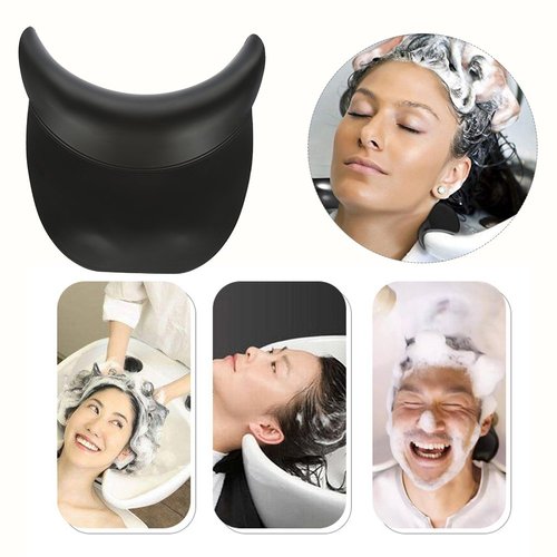 Neck Rest for Sink Hair Washing,Salon Neck Rest Shampoo Bowl Gel Neck Cushion, Silicone Spa Shampoo Neck Head Rest Cushion, Hairdresser Sinks Shampoo BasinsTrays Neck Support for Hair Washing