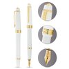 Cross Bailey Light Polished White Resin and Gold Tone Fine Nib Fountain Pen