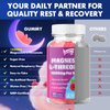 2 Pack Magnesium L-Threonate Gummies 1000mg - Supplement for Kids & Adults, Muscle & Nervous System Support, Non-GMO, Sugar-Free, Raspberry Flavor, 120 Gummies