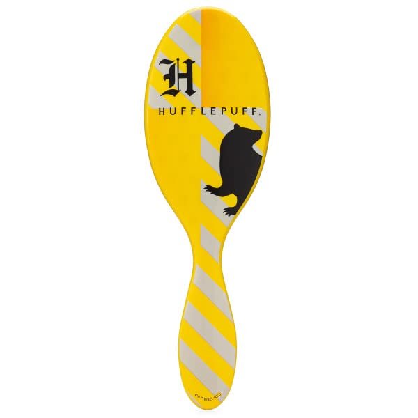WetBrush Original Detangler Hair Brush with Ultra Soft Intelliflex Bristles to Gently Separate Knots With Ease, Wet Brush Detangler Is Gentle on Hair, Harry Potter Collection, House of Hufflepuff