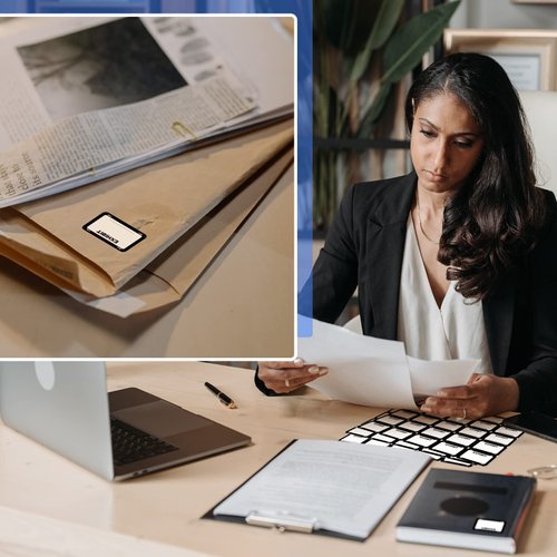 1000 Pcs Exhibit Stickers 1.65 x 1 Inch Legal Exhibit Labels Name Tag Stickers Blank File Folder Labels for Dividers Office Legal Document File Classification (White)