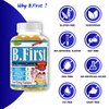 B.First Brain Supplements for Memory and Focus, Brain Booster for Kids, Teens & Children, Omega 3 Fatty Acids Enhance Attention, Clarity, Concentration, Tasty Easy-to-Swallow 60 Chewable Gummies