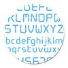 CafePress Digital Font 5.5" Round Car Magnet Magnetic Bumper Display