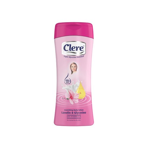 CLERE Hand and Body Lotion Nourishing Lanolin and Glycerine