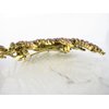 Generic Silver leaf shaped crystal hair barrette clip bridal clip bridal barrette (Primary color: Clear)