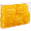 BRUBAKER Cosmetics - Premium Bath & Shower Sponge - Exfoliating Body Pouf - with String for Hanging - 5 Pack - Yellow