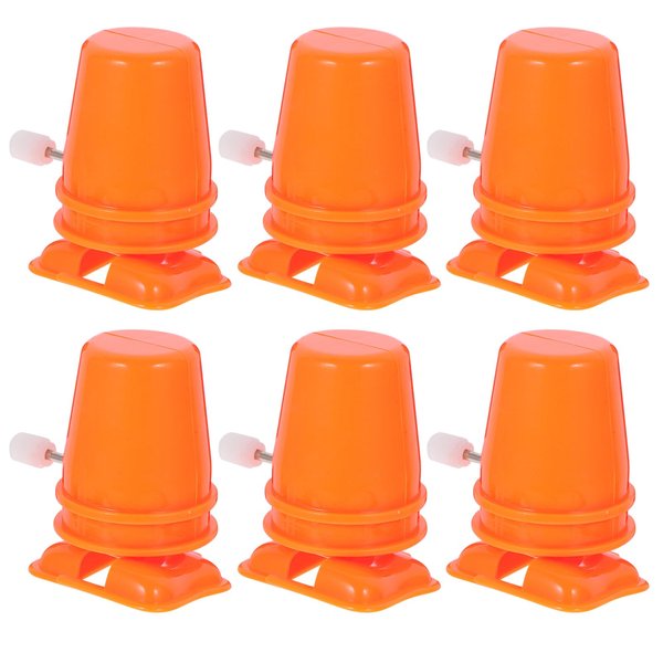 SAFIGLE Clockwork Legged Robot Parts 6pcs Wind Up Robot Toy Movement Clockwork Toys Easter Clockwork Toy Winding Fitting for Wind Up DIY Craft Accessories Parts