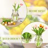 Hotop 3 Pcs Flower Frog for Arrangement Stainless Steel Easy Arranger Flower Holders Metal Flower Insert Lid Round Floral Frog Lid Organizer for Vase Flower Arrangement(Cute Style, 5'', 6'', 7'' Dia)
