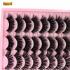 loladook False Eyelashes Bulk Wispy Strip Lashes Natural Look 3D Cat Eye Lashes Pack 18mm Long Volume C Curl Faux Mink Lashes Multipack (3 Styles)
