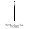 Tootloo Professional High PRO Allover Shadow Brush 2-Tone (Dark and a Darker Brown) Synthetic Bristles 6" Black Wooden Handle. For eye shadow, blush, powder, foundation, and lips. (Black)
