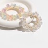 Generic 4 Pcs Pearl Hair Scrunchies, Elastic Hair Ropes Ponytail Holder Scrunchies Tightening Hairring bands Ponytail Holder Hair Accessories for Women and Girls
