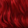 Dai Cloud Red Wigs with Bangs for Women Long Curly Wavy Synthetic Women wig Cosplay Daily Party Hair Halloween Wigs