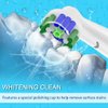 16pcs Replacement Brush Heads Compatible with Oral B Electric Toothbrushes. Pack of 4 Precision Clean,4 Cross Clean,4 3D Whitening Clean and 4 Sensitive Clean.